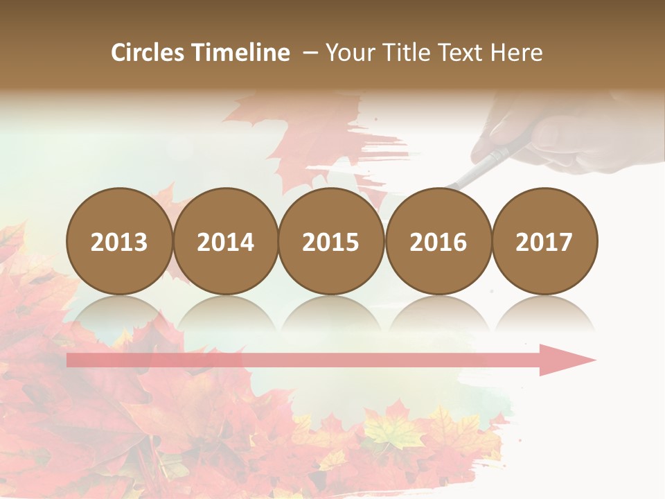 Art Backdrop Brown PowerPoint Template