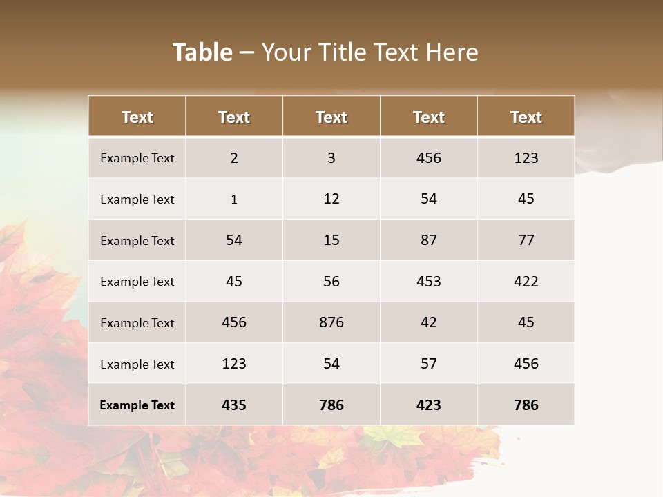 Art Backdrop Brown PowerPoint Template