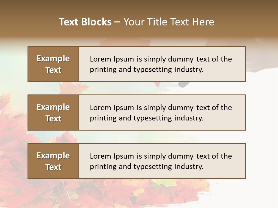 Art Backdrop Brown PowerPoint Template