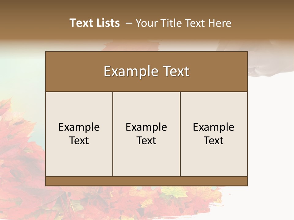 Art Backdrop Brown PowerPoint Template