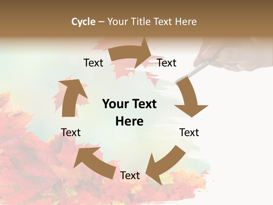 Art Backdrop Brown PowerPoint Template