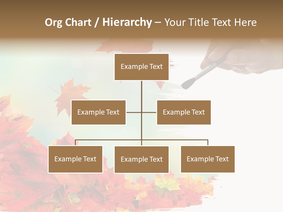 Art Backdrop Brown PowerPoint Template