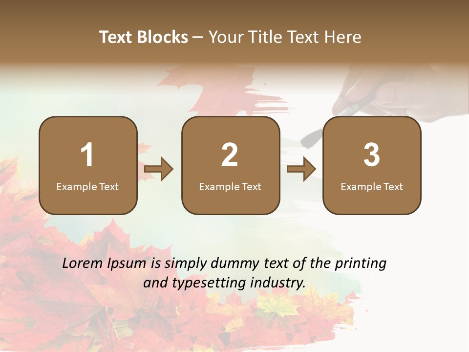 Art Backdrop Brown PowerPoint Template