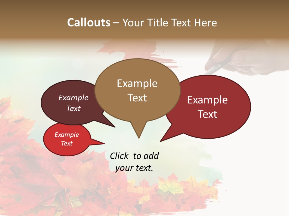 Art Backdrop Brown PowerPoint Template