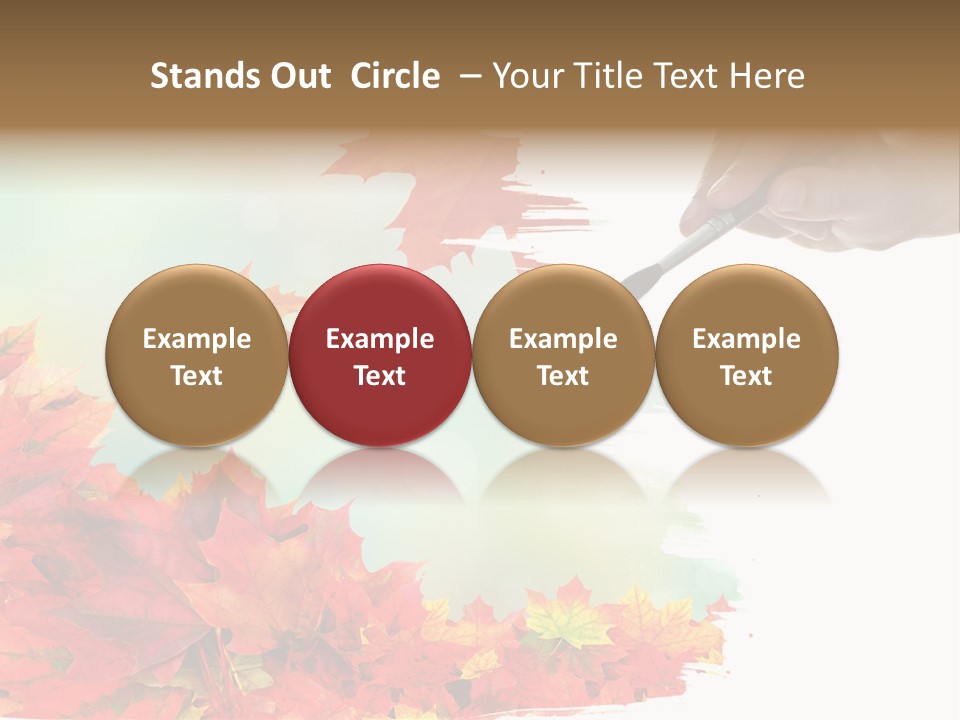 Art Backdrop Brown PowerPoint Template