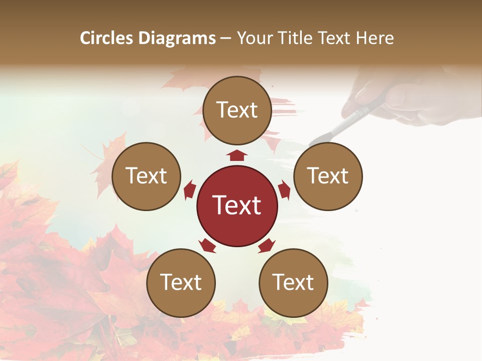 Art Backdrop Brown PowerPoint Template