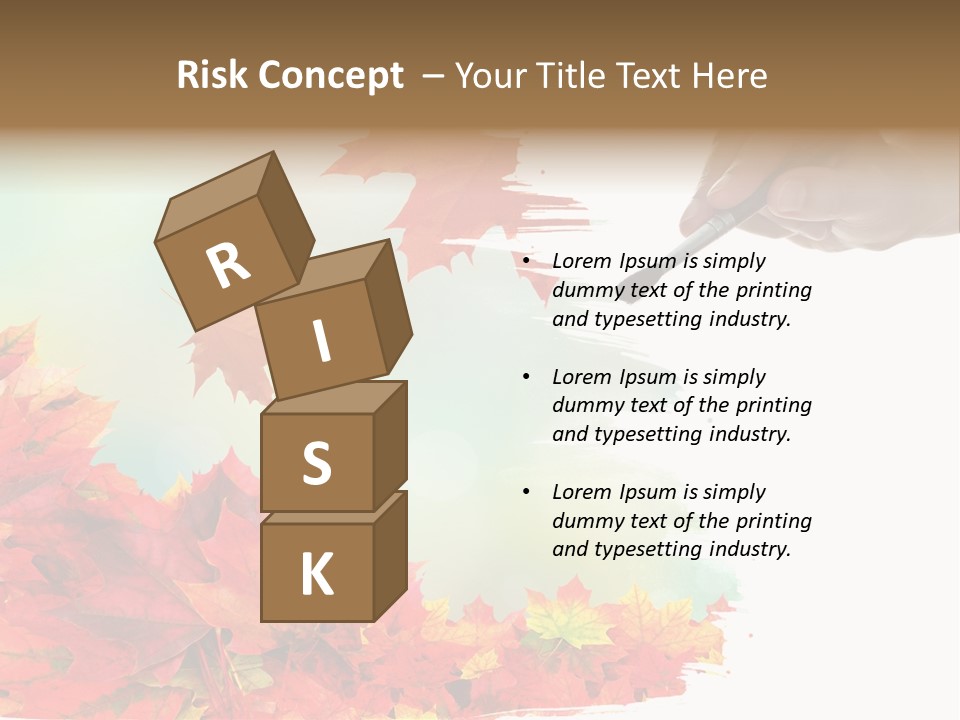 Art Backdrop Brown PowerPoint Template