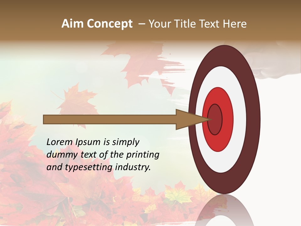 Art Backdrop Brown PowerPoint Template