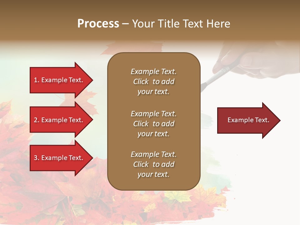 Art Backdrop Brown PowerPoint Template