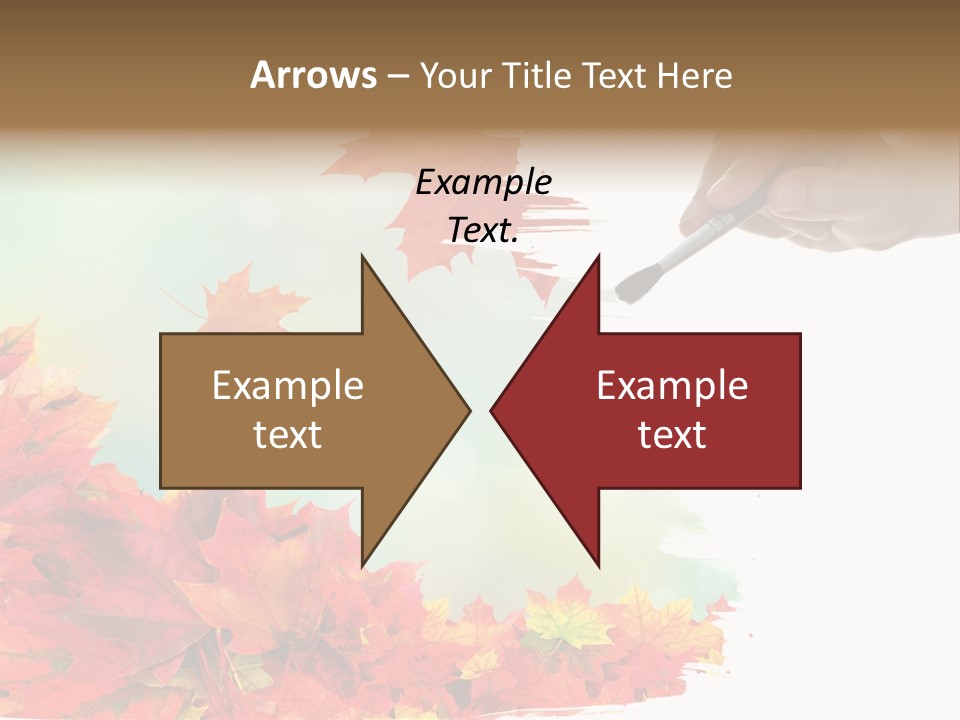 Art Backdrop Brown PowerPoint Template