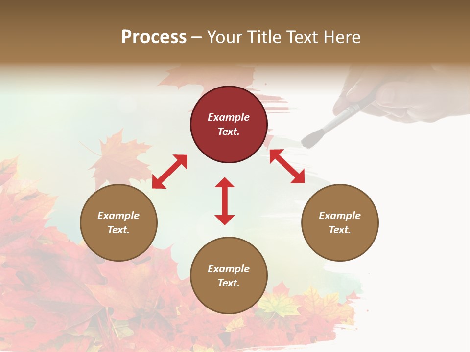 Art Backdrop Brown PowerPoint Template