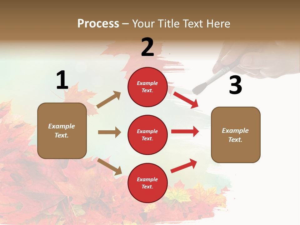 Art Backdrop Brown PowerPoint Template