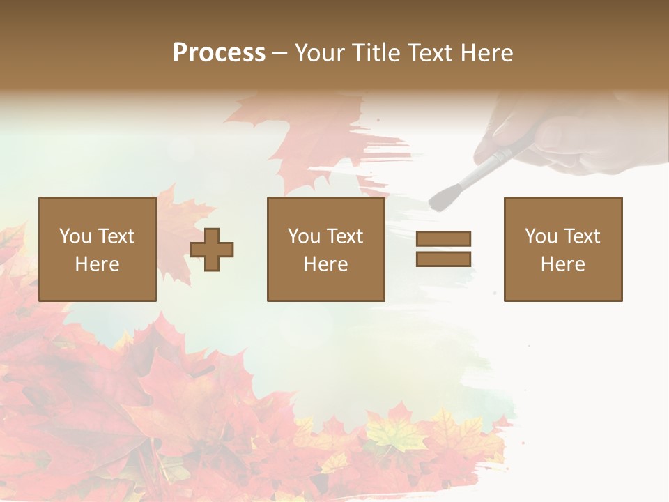 Art Backdrop Brown PowerPoint Template