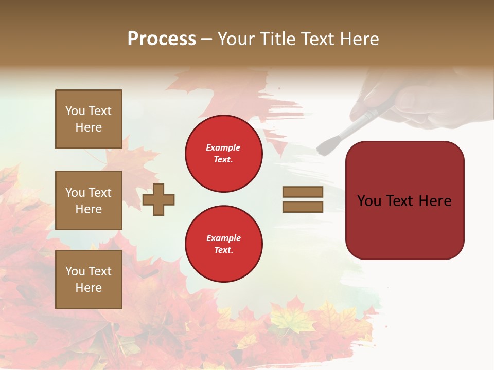 Art Backdrop Brown PowerPoint Template