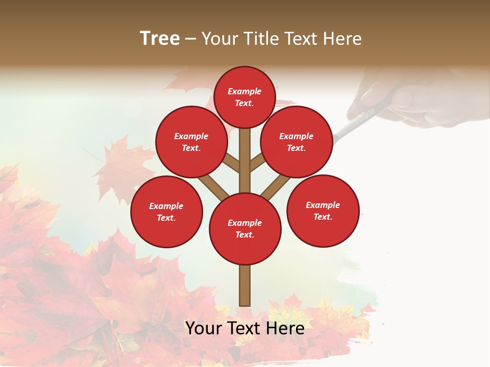 Art Backdrop Brown PowerPoint Template