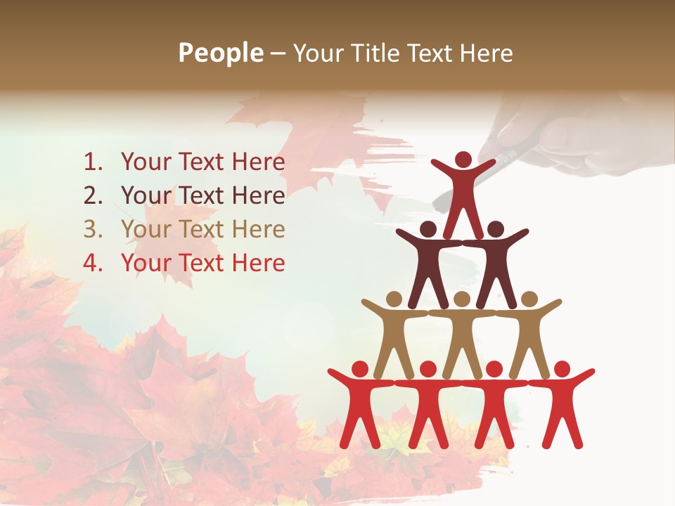 Art Backdrop Brown PowerPoint Template