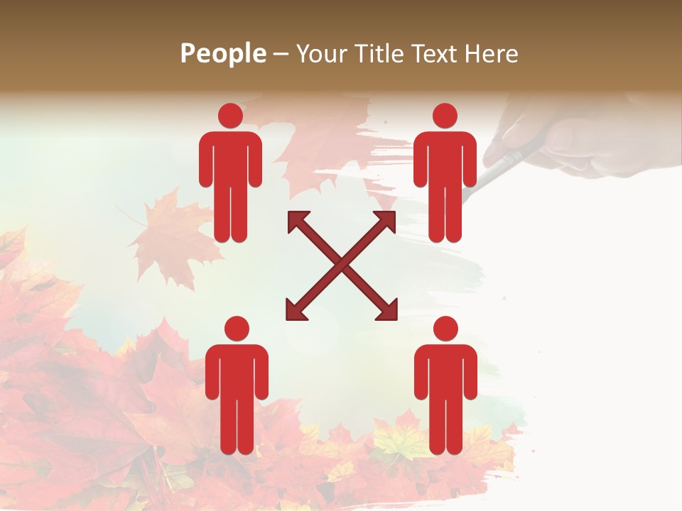 Art Backdrop Brown PowerPoint Template