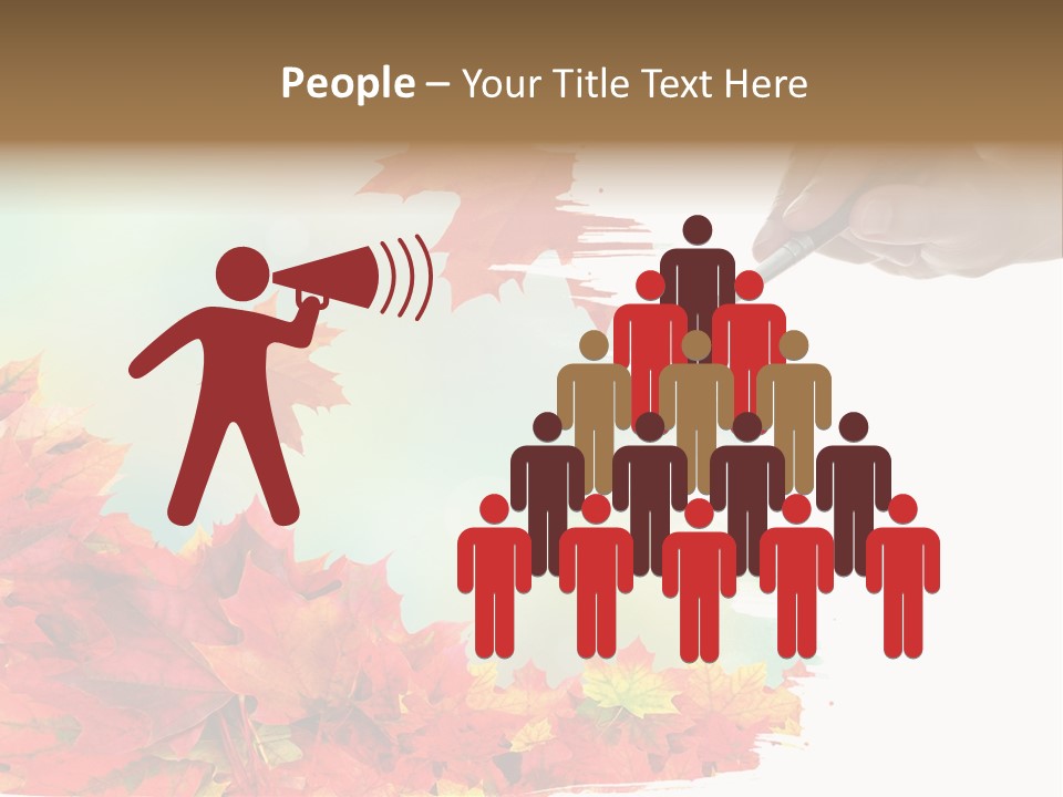 Art Backdrop Brown PowerPoint Template