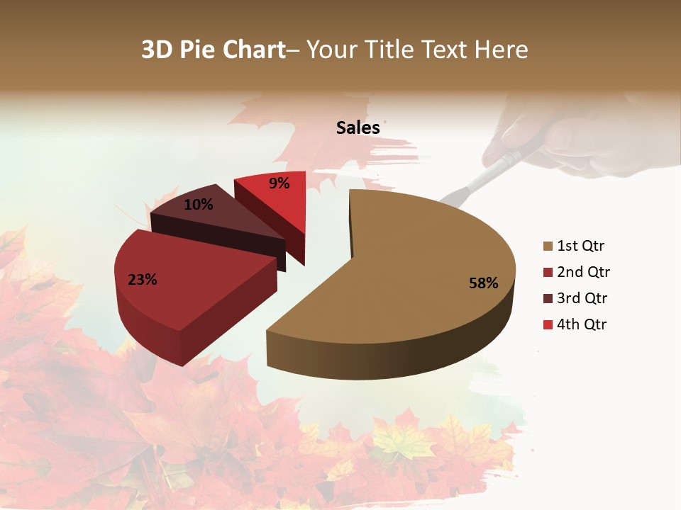 Art Backdrop Brown PowerPoint Template