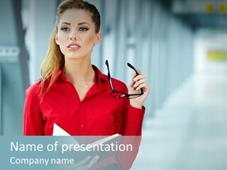 Future Woman Work PowerPoint Template