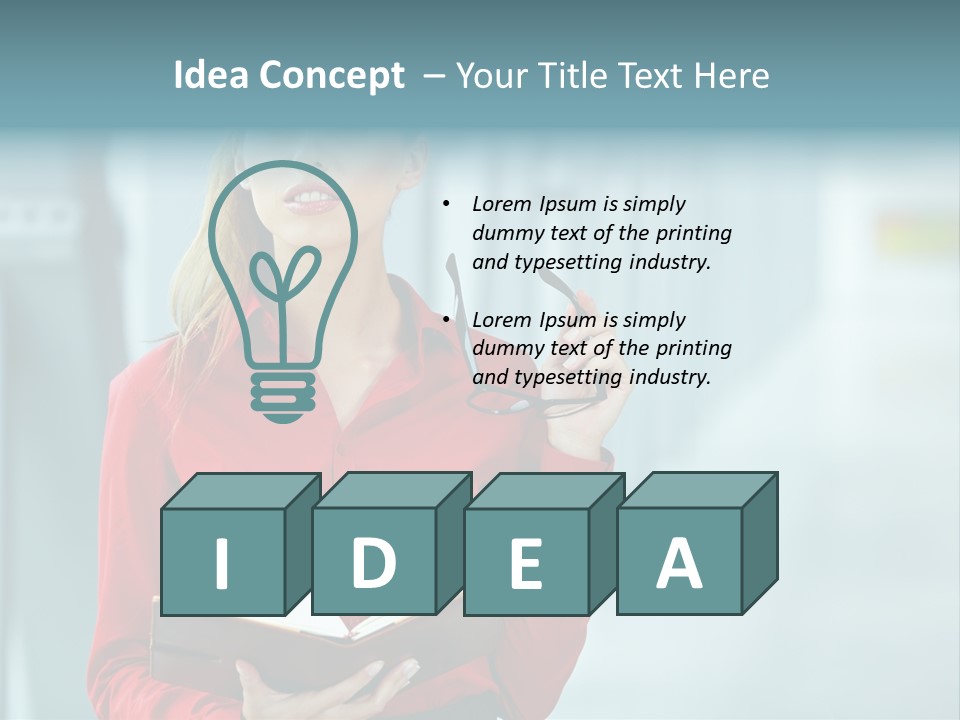 Future Woman Work PowerPoint Template