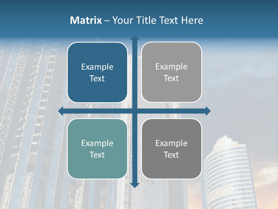 Water Window Corporate PowerPoint Template