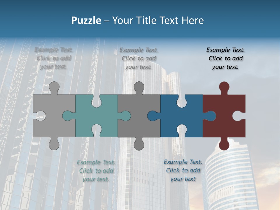 Water Window Corporate PowerPoint Template