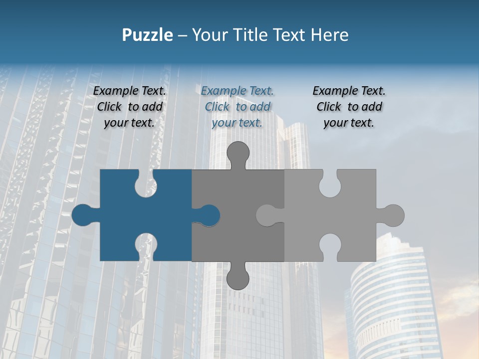 Water Window Corporate PowerPoint Template