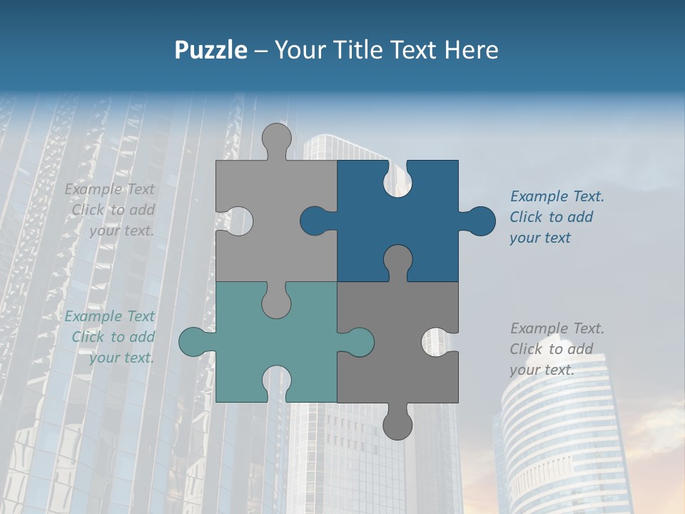 Water Window Corporate PowerPoint Template