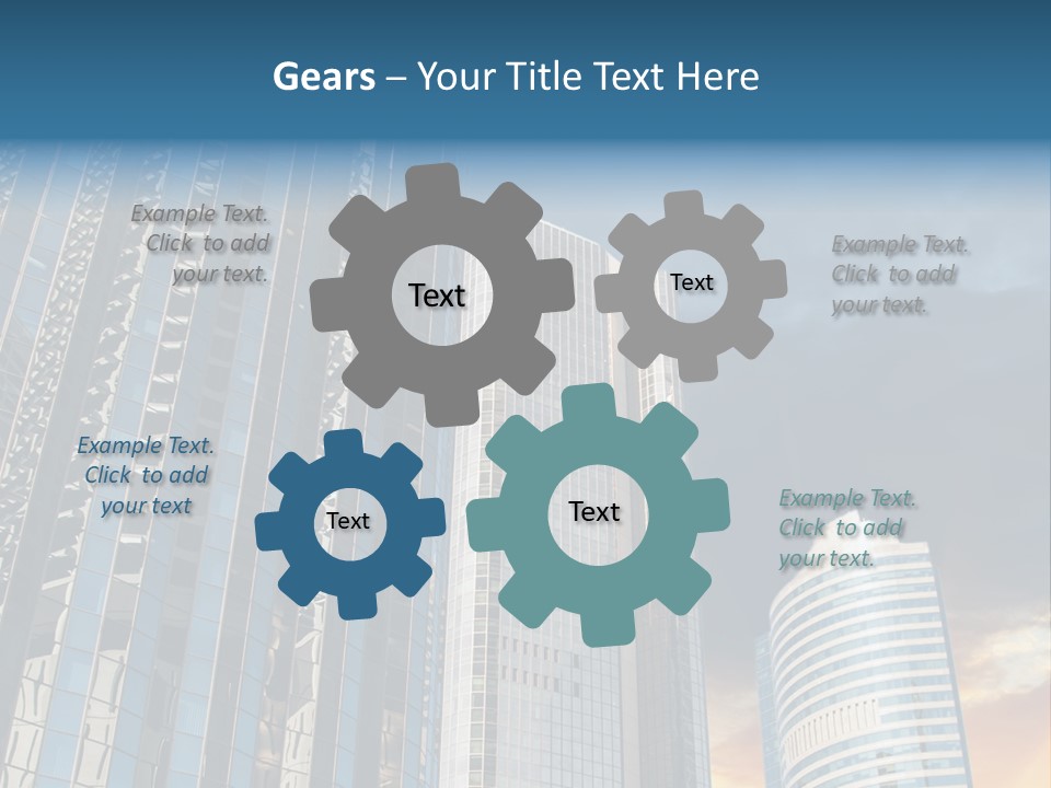 Water Window Corporate PowerPoint Template