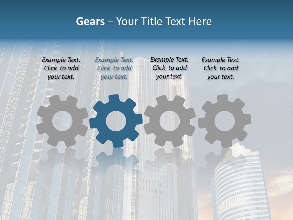 Water Window Corporate PowerPoint Template