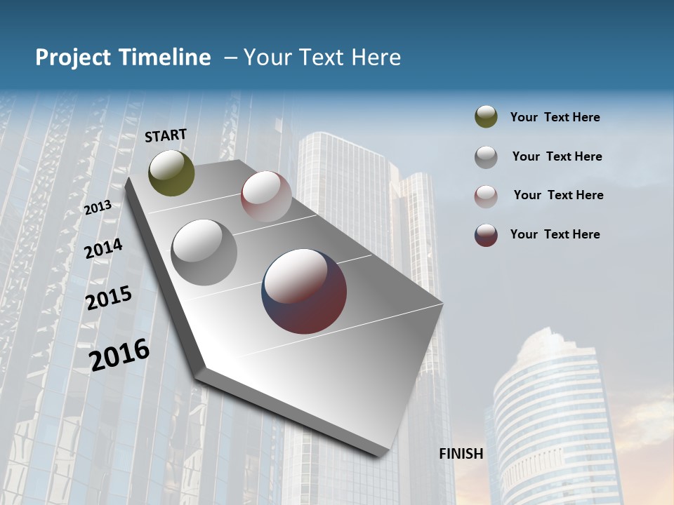 Water Window Corporate PowerPoint Template