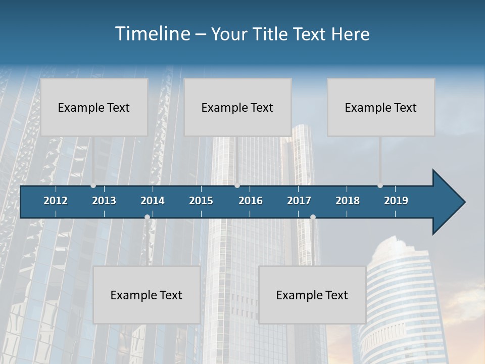 Water Window Corporate PowerPoint Template