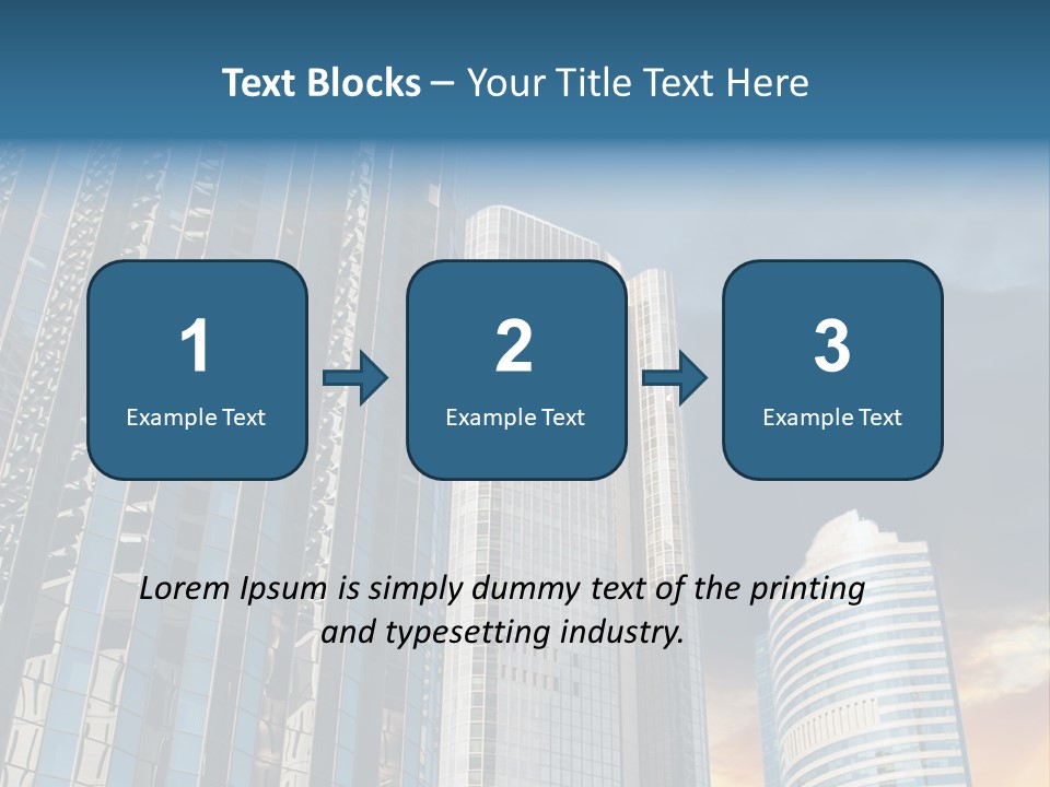 Water Window Corporate PowerPoint Template