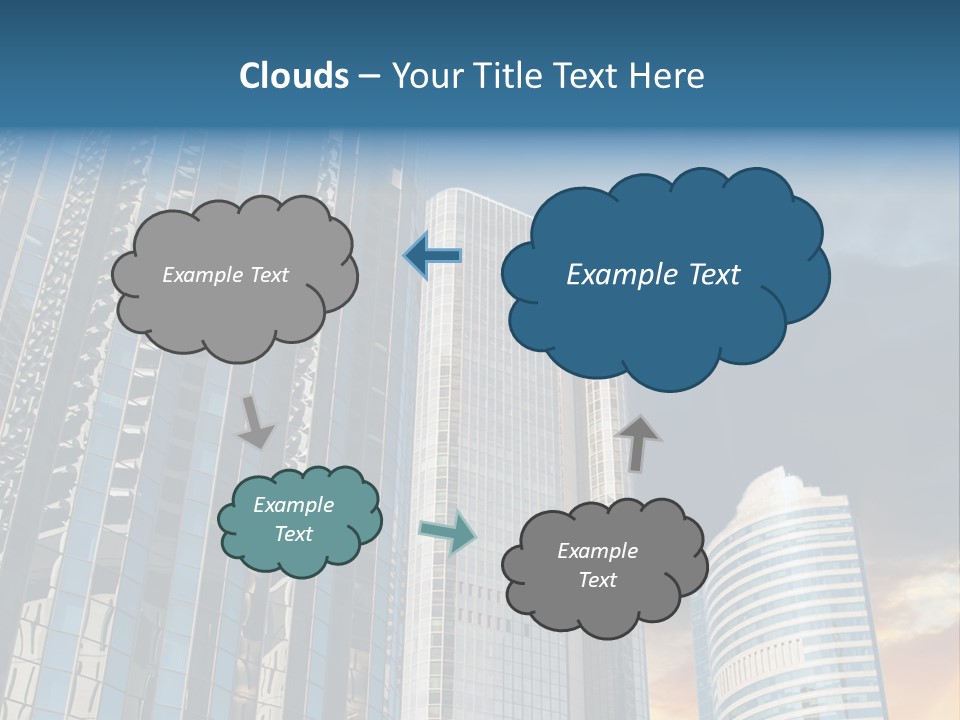 Water Window Corporate PowerPoint Template