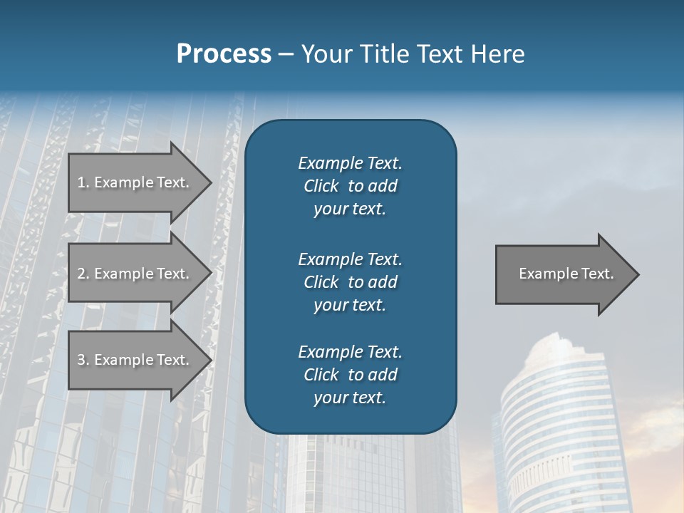 Water Window Corporate PowerPoint Template