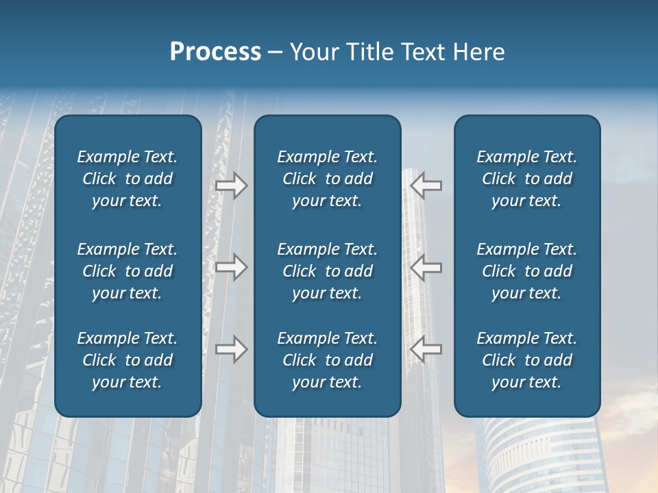 Water Window Corporate PowerPoint Template