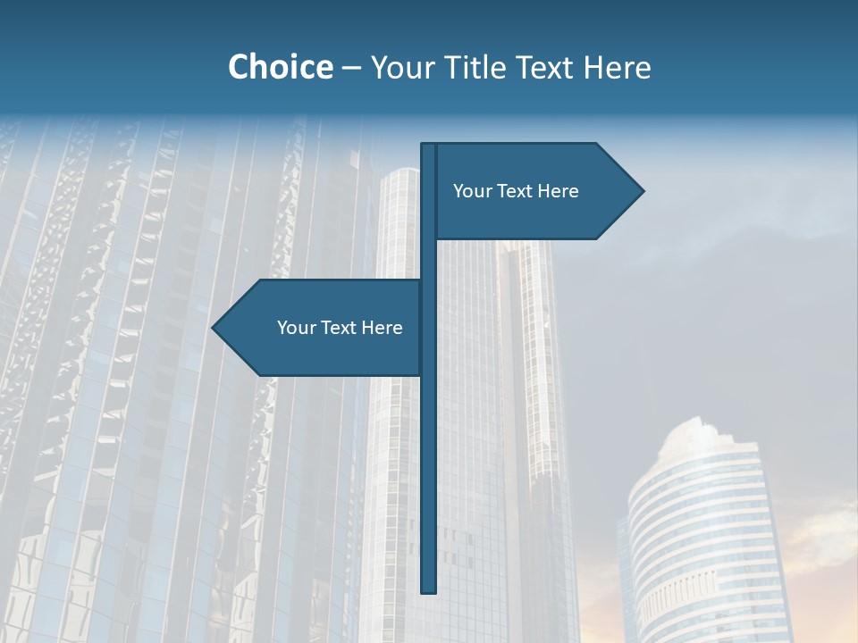 Water Window Corporate PowerPoint Template
