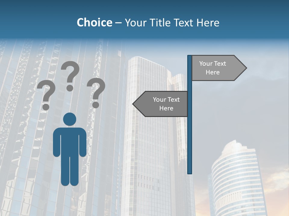 Water Window Corporate PowerPoint Template