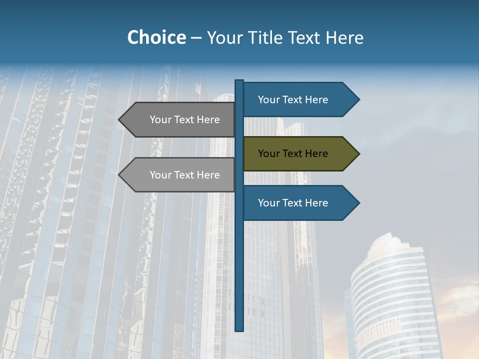 Water Window Corporate PowerPoint Template