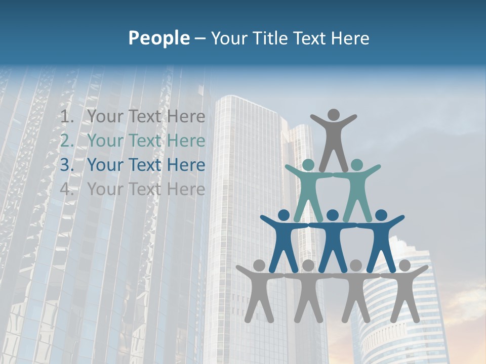 Water Window Corporate PowerPoint Template