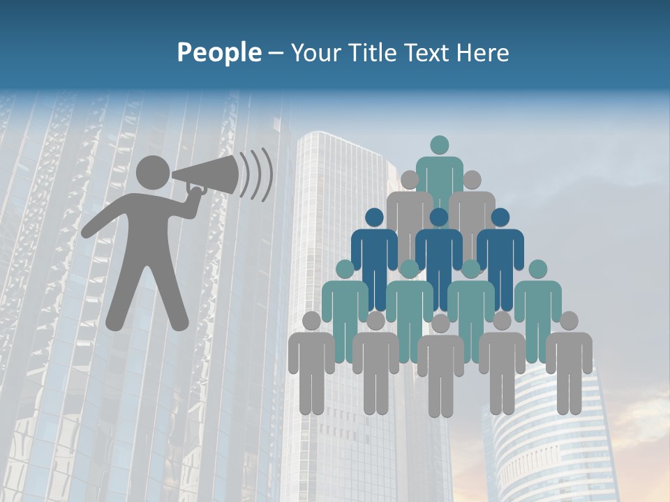 Water Window Corporate PowerPoint Template