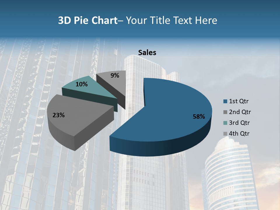 Water Window Corporate PowerPoint Template