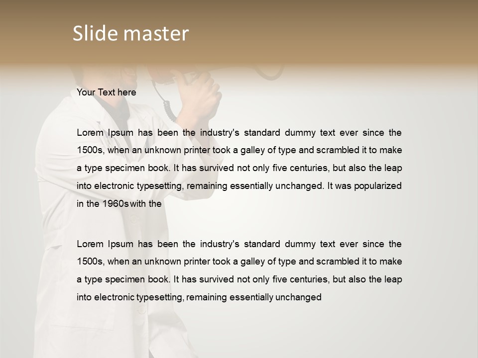 Medicare Studio Lifestyle PowerPoint Template