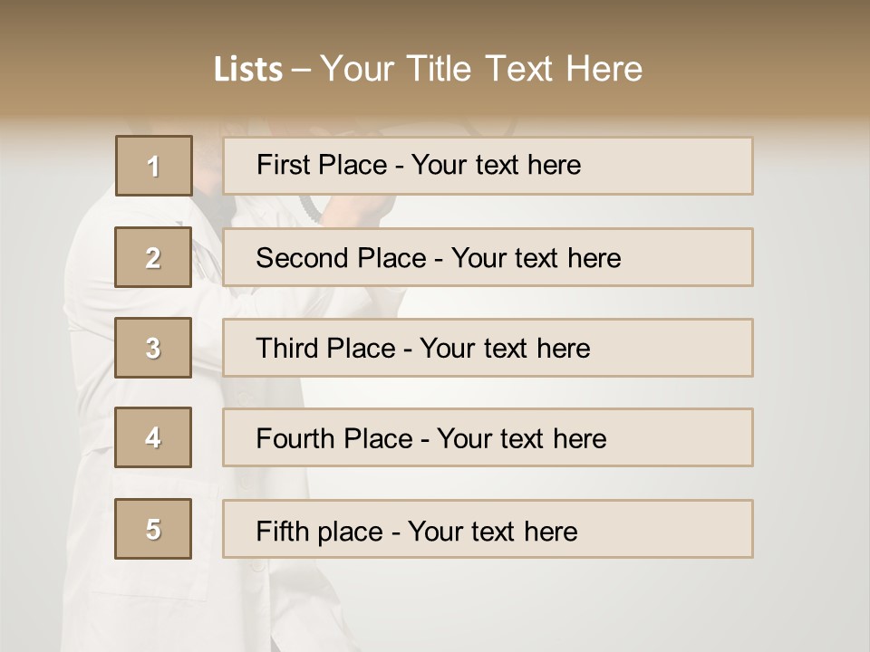 Medicare Studio Lifestyle PowerPoint Template