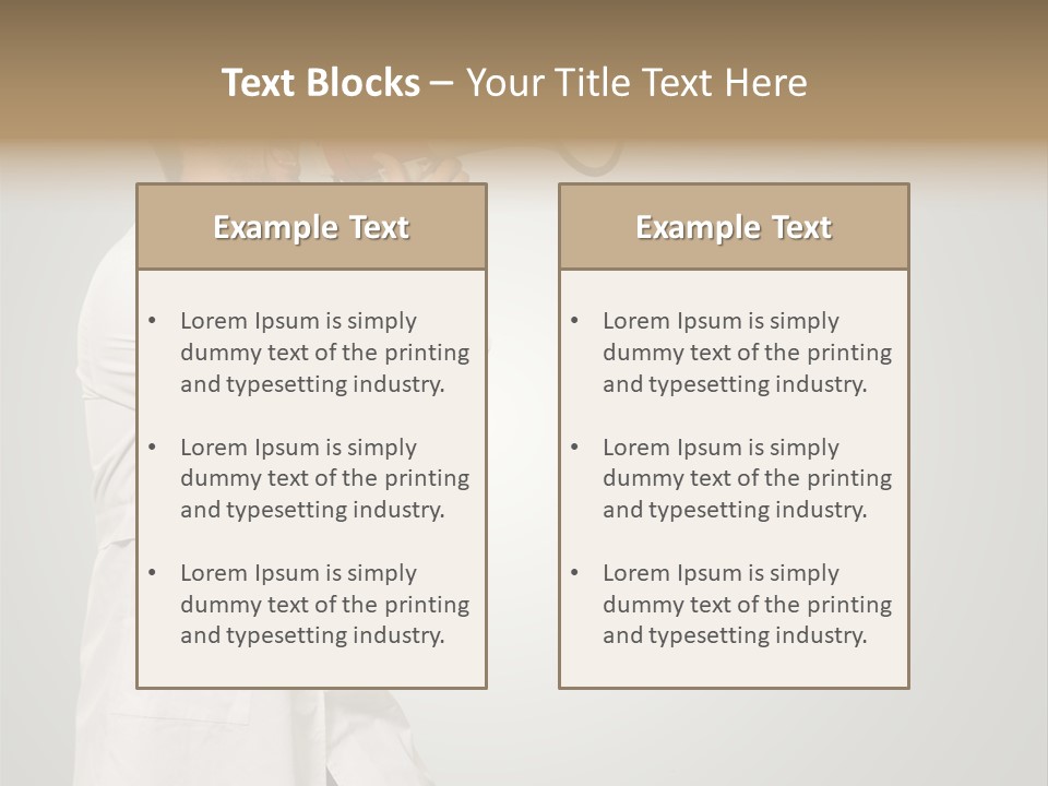 Medicare Studio Lifestyle PowerPoint Template