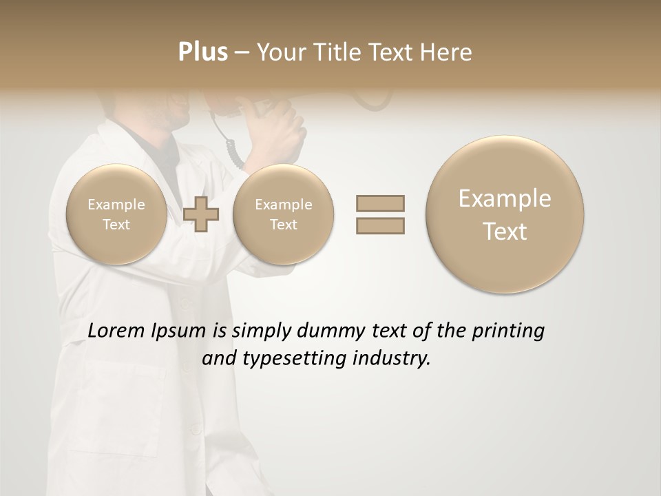 Medicare Studio Lifestyle PowerPoint Template