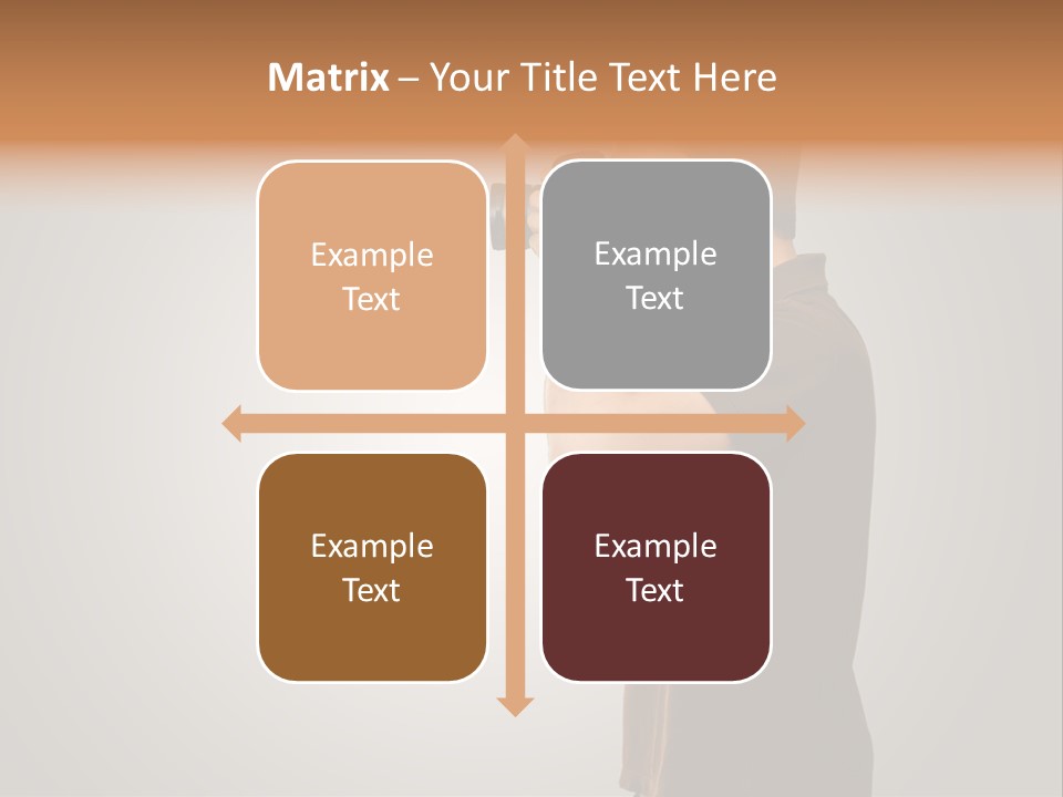 Single Photograph Gray PowerPoint Template