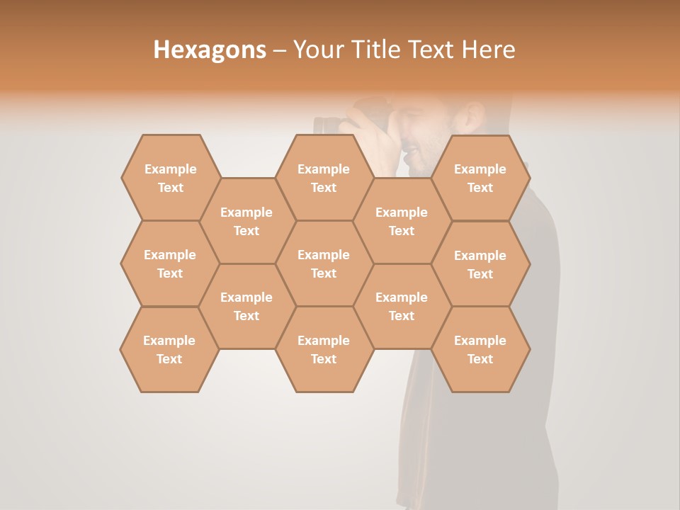 Single Photograph Gray PowerPoint Template