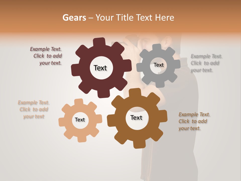 Single Photograph Gray PowerPoint Template